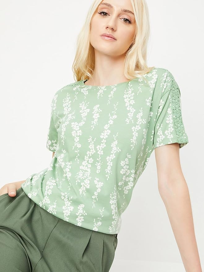 Max Women's Cotton Regular Fit T-Shirt - Image 3